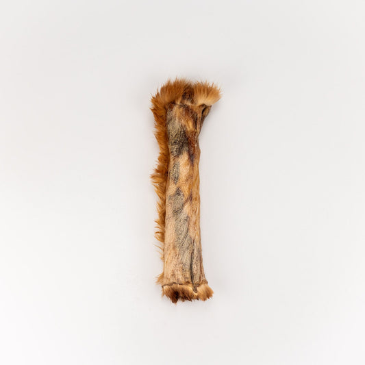 Large Rabbit Hide Roll – Dehydrated Chew (8"–10")