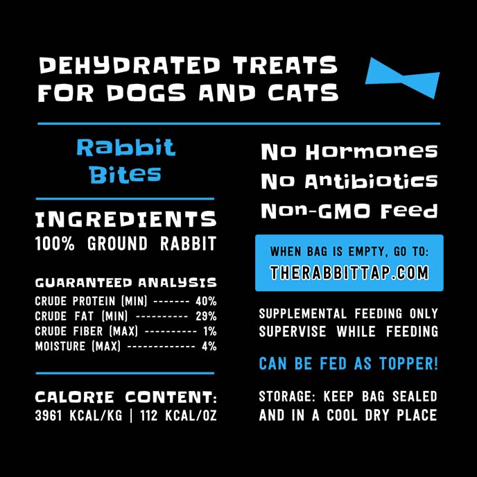 Rabbit Bites – All-Natural Training Treats for Dogs & Cats