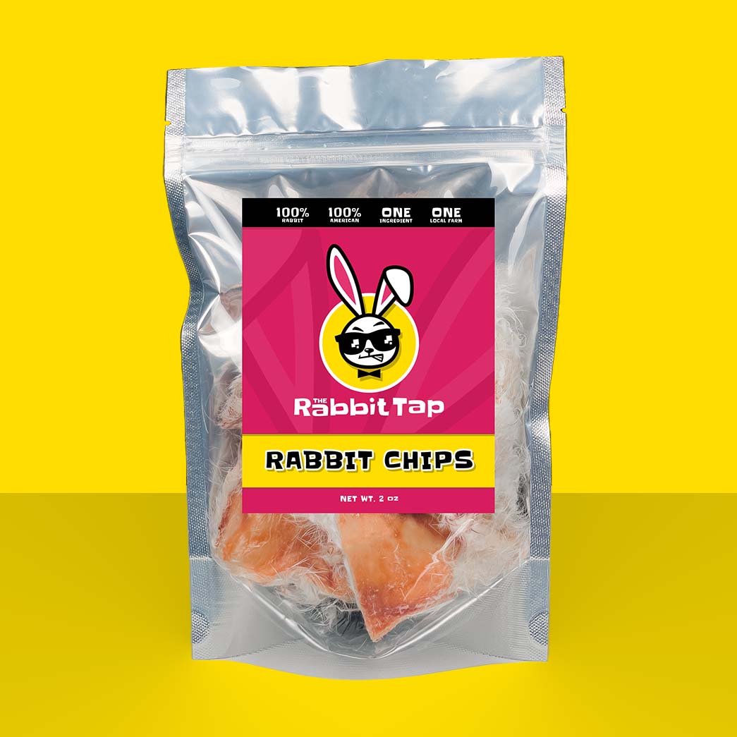 Rabbit Chips – Skin & Coat Chews for Dogs & Cats