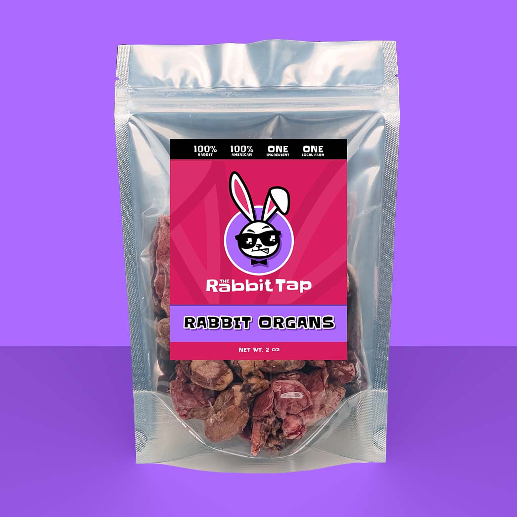 Rabbit Organs – Freeze-Dried Organ Treats for Dogs & Cats