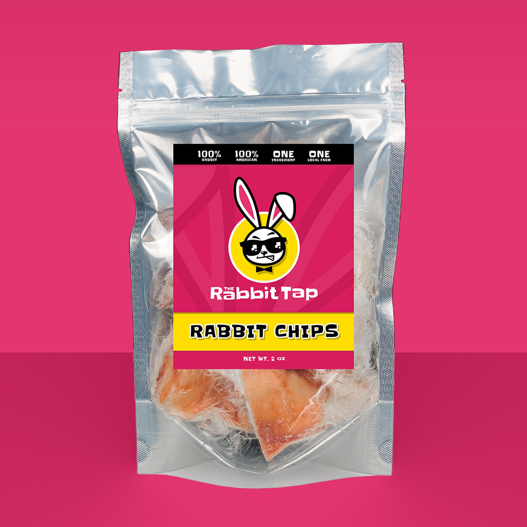 Rabbit Chips – Skin & Coat Chews for Dogs & Cats