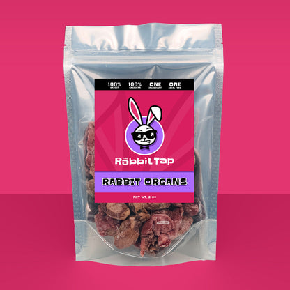 Rabbit Organs – Freeze-Dried Organ Treats for Dogs & Cats