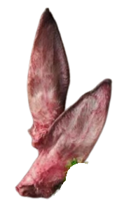 Raw Rabbit Ears – 25 lb Bulk Case (PRE-ORDER)