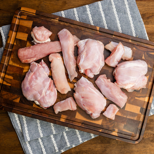 Rabbit Boneless Trim – 10 lb Boneless Value Pack